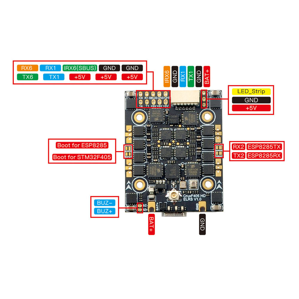 Happymodel-CruxF405HD-ELRS-AIO-3in1-Flugregler-mit-eingebautem-Seriellen-Port-24G-ELRS-Empfaumlnger--2007768-6